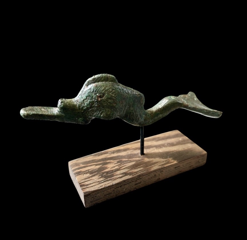 Dauphin Romain en Bronze, Ier–IIIe Siècle Apr. J.-C.-photo-2