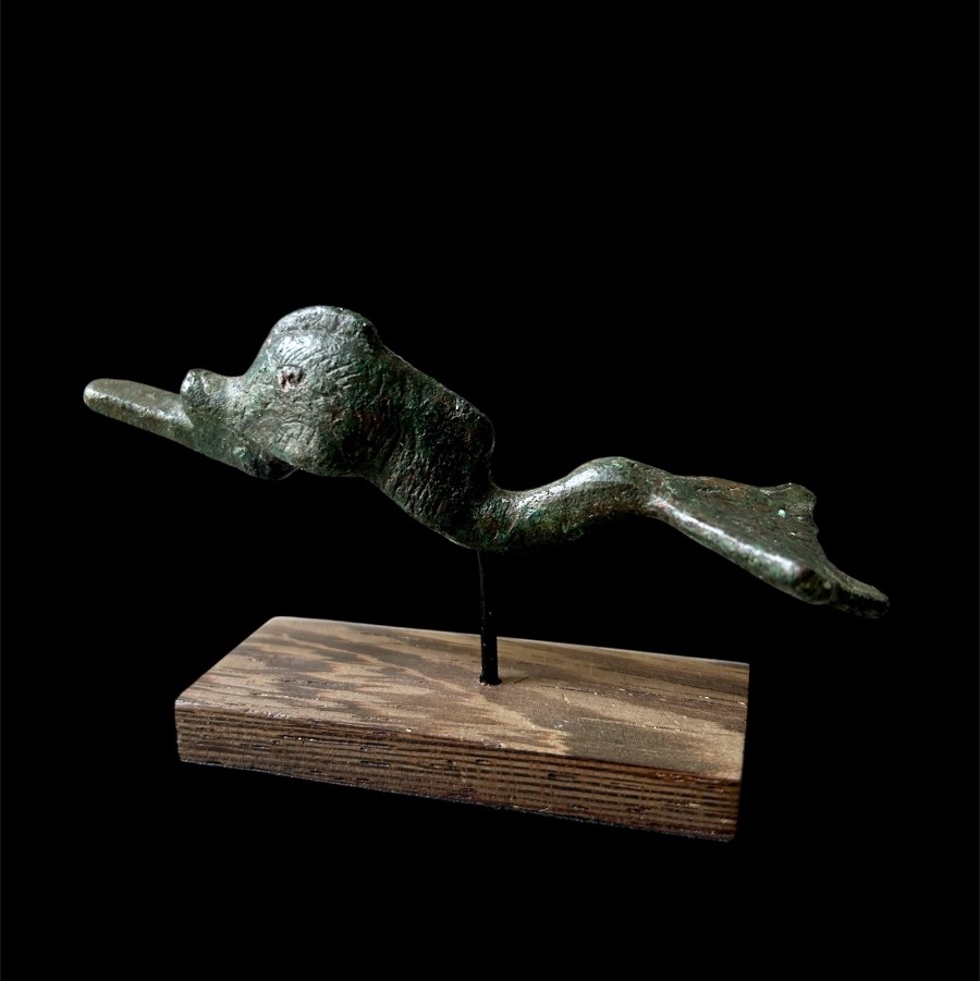 Dauphin Romain en Bronze, Ier–IIIe Siècle Apr. J.-C.
