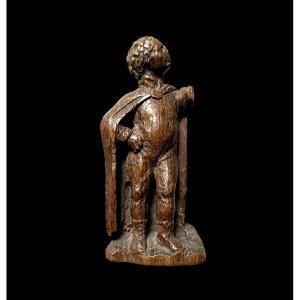 An Altarpiece Figure Of A Man In A Coat, 16th Century