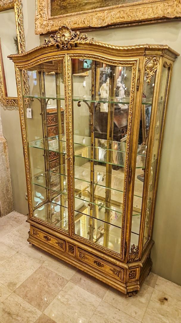 Important Pair Of Showcases Louis XVI Style, Napoleon III Period 19th Century France -photo-2