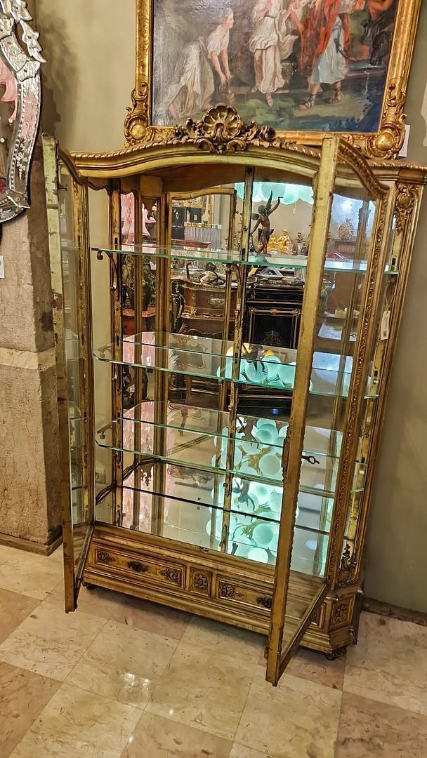 Important Pair Of Showcases Louis XVI Style, Napoleon III Period 19th Century France -photo-1