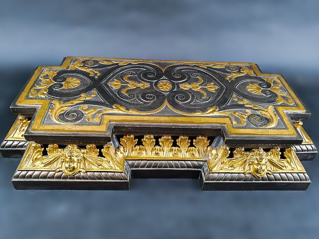 Important Lerollé Fréres Clock With Saint Michael Archangel, Putti Napoleon III Period 19th-photo-8