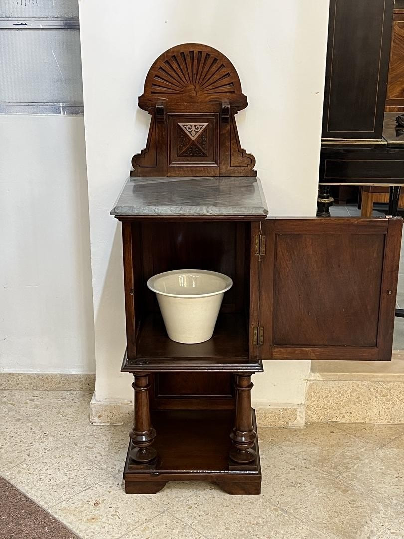 Importante Chambre á Coucher De Château De Style Noe-renaissance, Italien XIX Noyer Sculpté. -photo-7