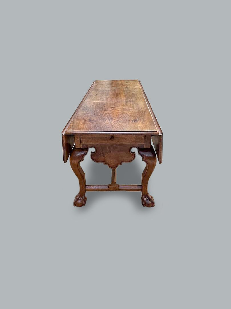 Portuguese Table From The Late 19th Century, Style Of D. João V (1689-1735)light Chestnut Wood.-photo-1