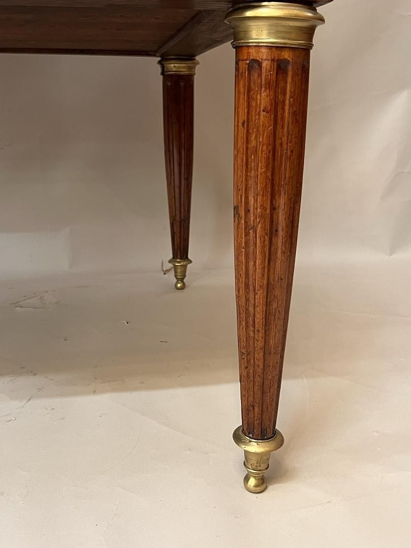 Louis XVI Cylinder Desk In Mahogany And Gilt Bronze, 19th Century-photo-7