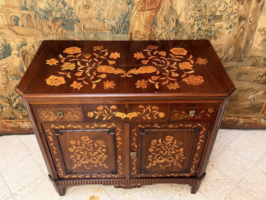  Early 19 Th Century Dutch Travelling Cabinet-photo-4