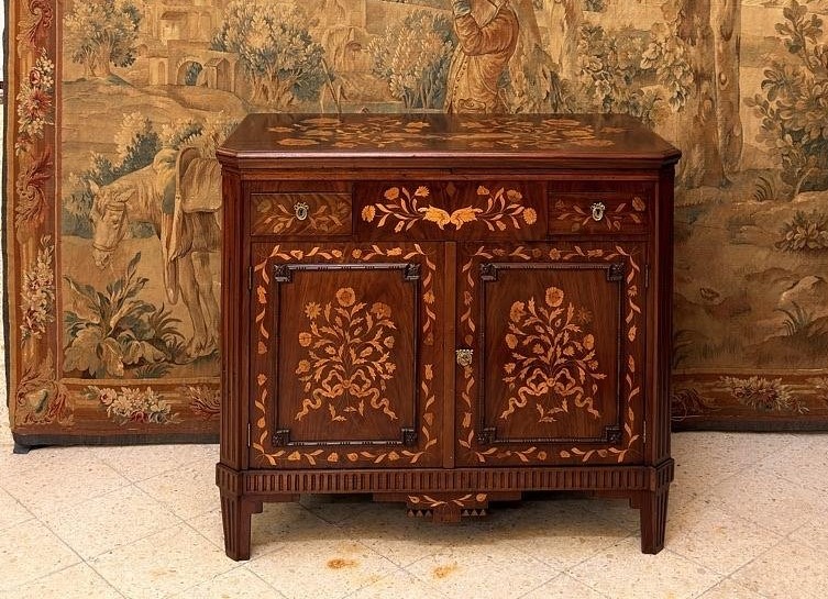  Early 19 Th Century Dutch Travelling Cabinet
