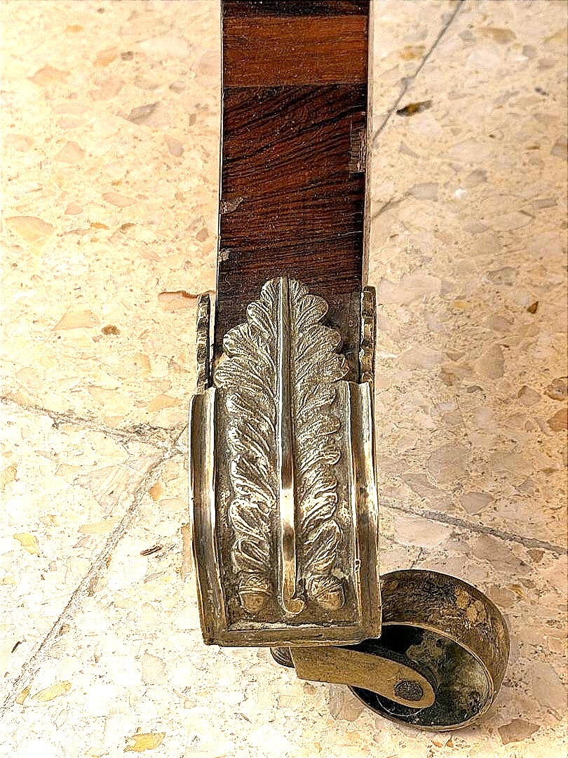 Table de Bibliothèque Époque George III ( 1760-1820 ) en Palissandre – Angleterre-photo-3