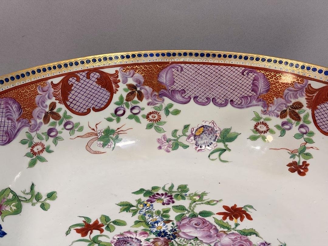Daoguang Period (1820–1850) Large Chinese Porcelain Punch Bowl, Famille Rose -photo-4