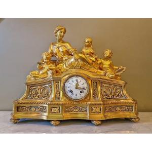 Raingo Fréres (1775-1847) Napoleon III Period Mantel Clock Circa 1880