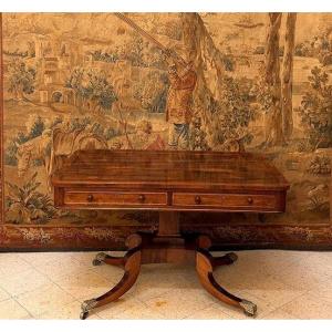 Table de Bibliothèque Époque George III ( 1760-1820 ) en Palissandre – Angleterre