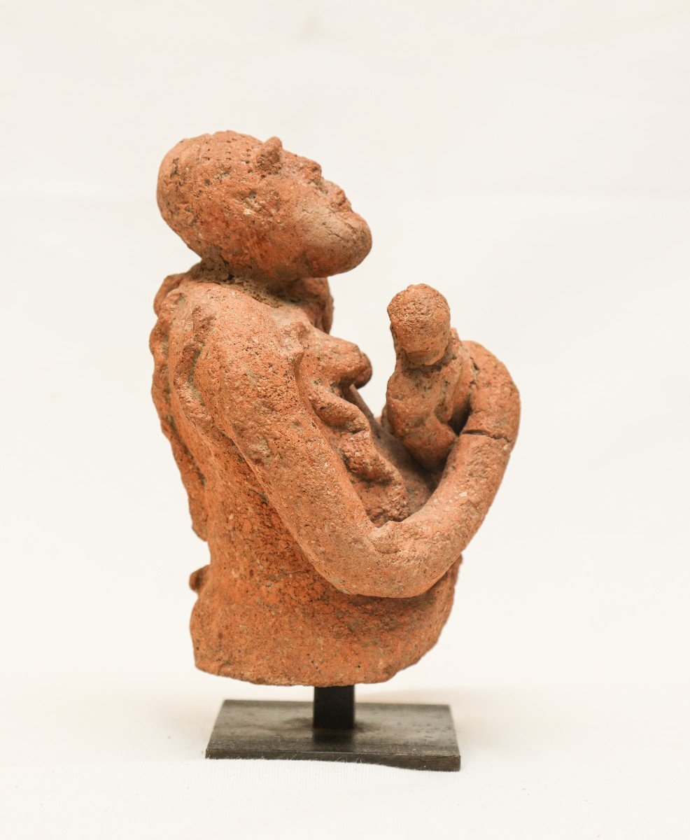 Maternité Djénné Moyen âge Terre Cuite Mali-photo-4