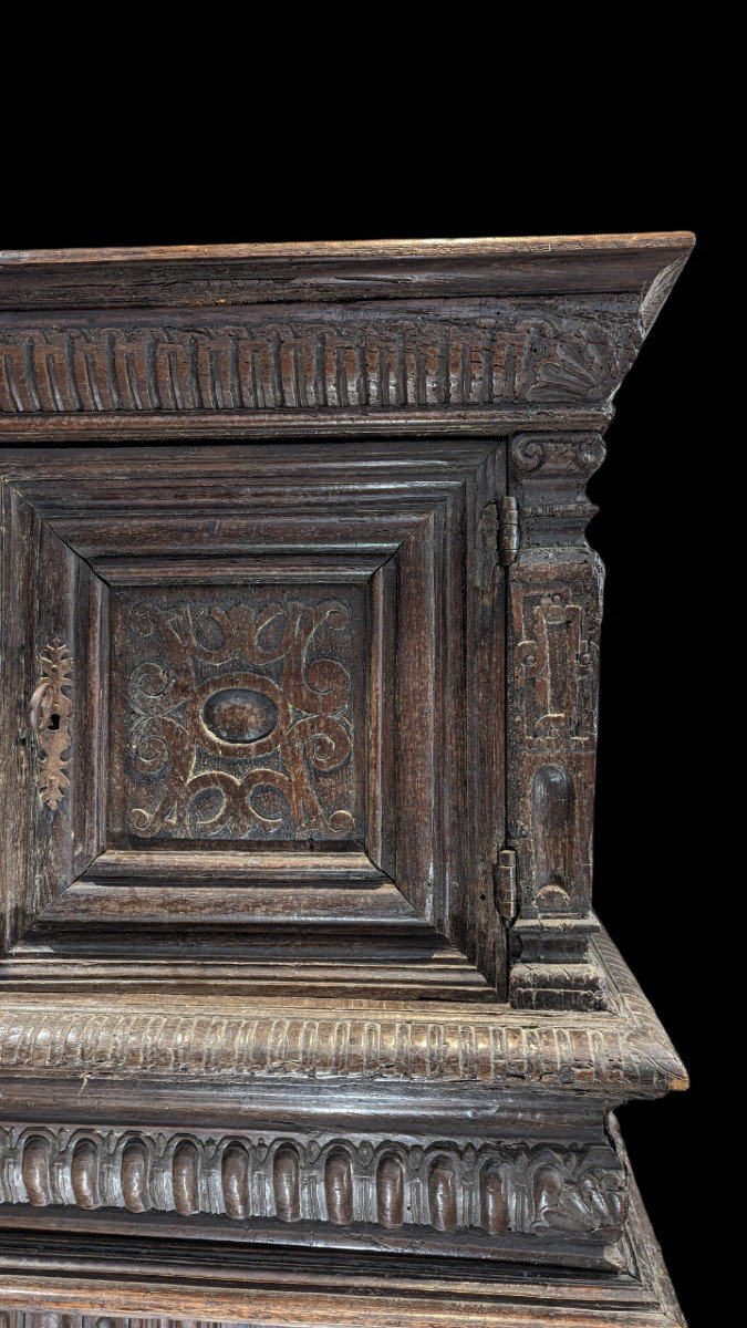 Crédence Renaissance En Chêne XVIe Siècle Dressoir -photo-4