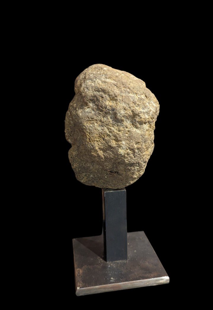 Celtic Stone Head Gallic Period-photo-4