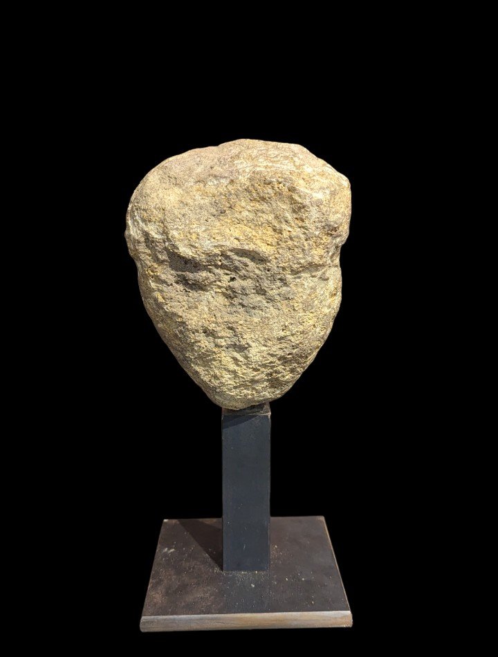 Celtic Stone Head Gallic Period-photo-5