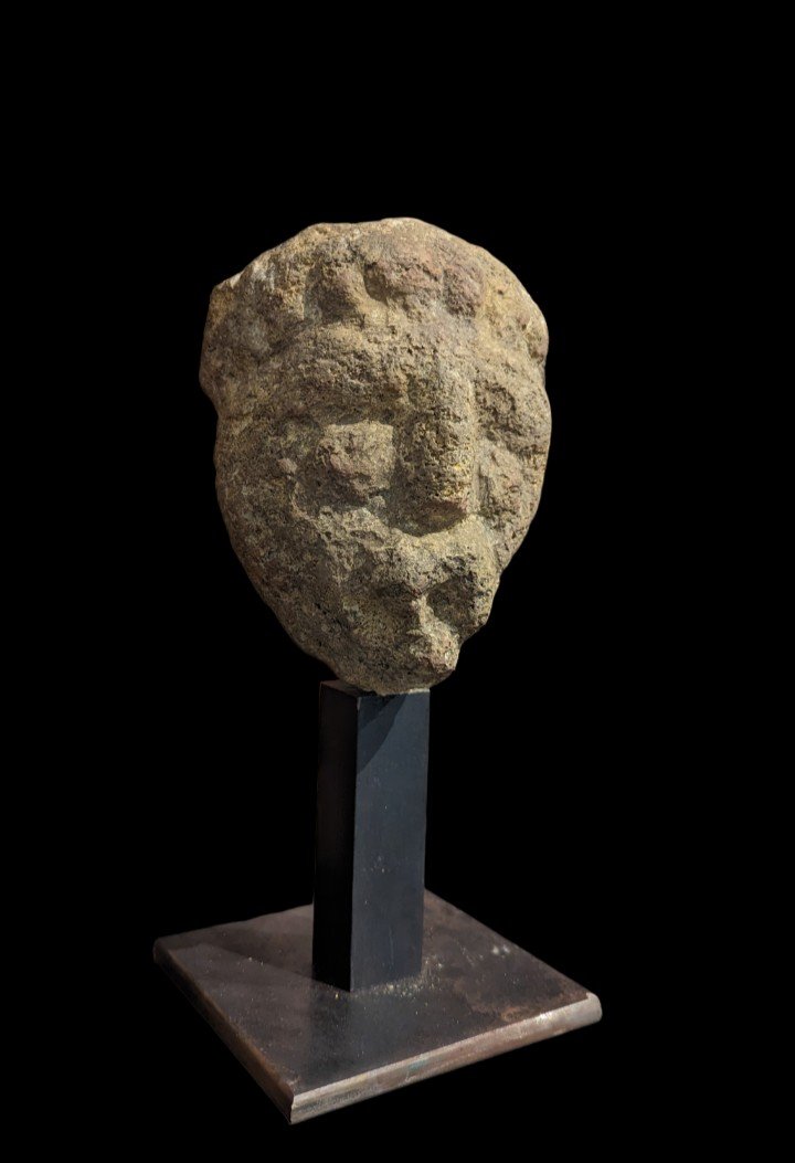 Celtic Stone Head Gallic Period