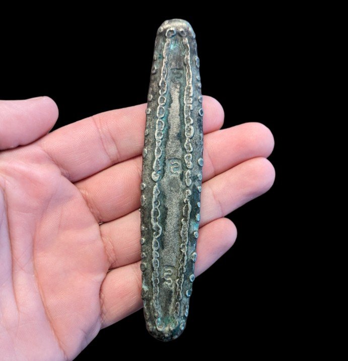 Silver Ingot - Tiger Tongue Currency - Kingdom Of Lanchang, Laos 17th Century