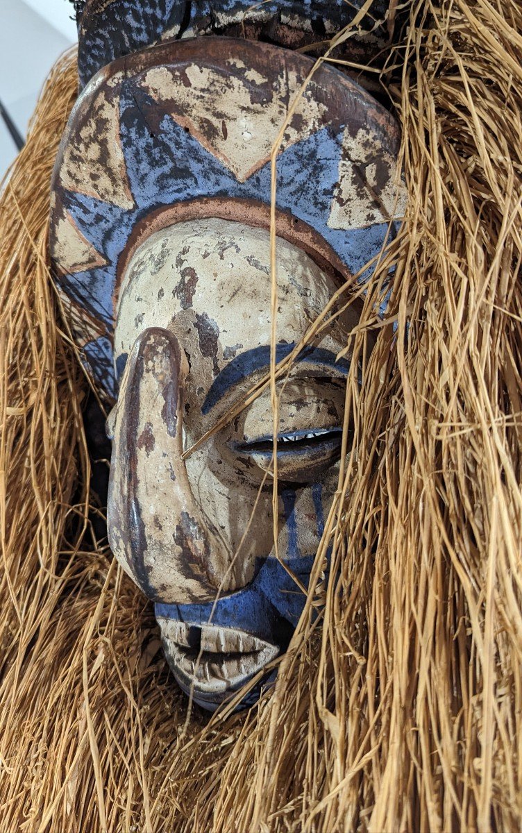 Large Yaka Mask - Mukanda – Kongo – Drc - Origin-photo-1