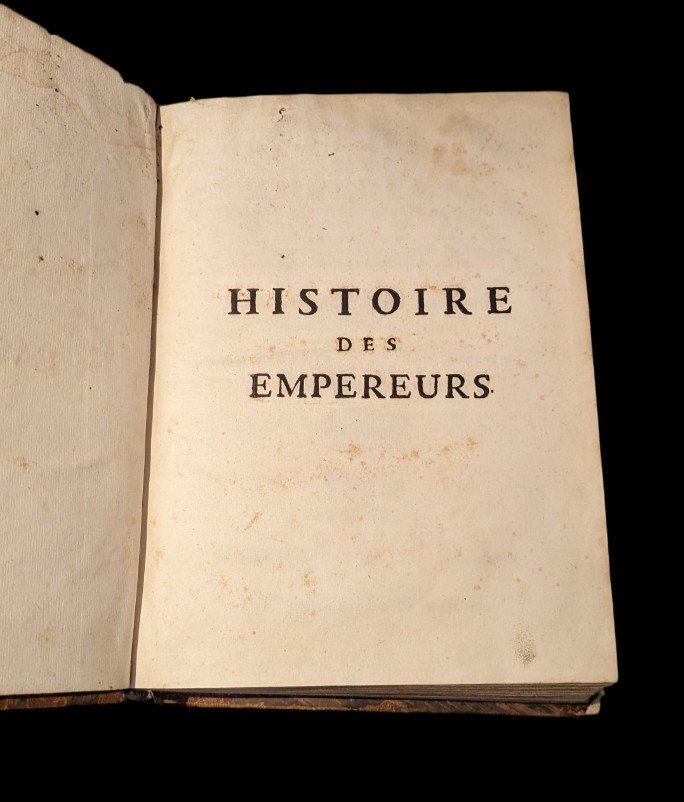 Histoire Des Empereurs Par Tillemont Chez Robustel 6 Tomes Complet 1690-photo-4