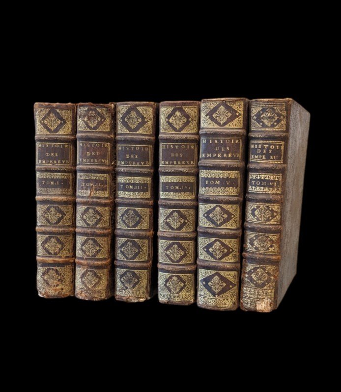 History Of The Emperors By Tillemont Chez Robustel 6 Complete Volumes 1690