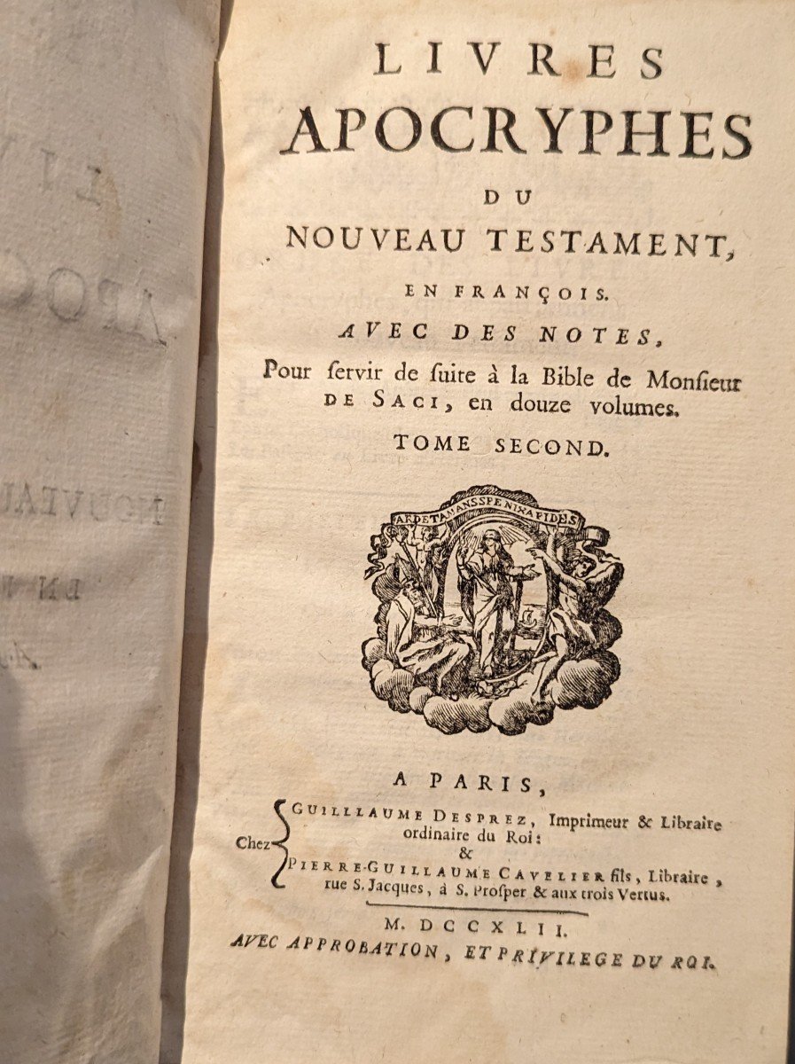 Bible De Sacy En François - 14 Volumes - Complete - 1742 - Desprez & Cavelier-photo-7
