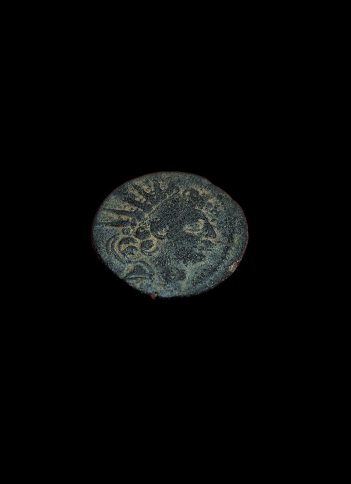Hemiobolus From Antiochos VIII - Bronze - 120 Bc - Emile Sable Collection - Numismatics-photo-1