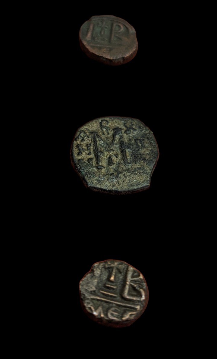 Collection De 12 Monnaies Byzantines - Bronze - Moyen âge -ex Col. Sable - Numismatique-photo-4