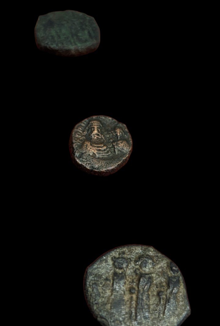 Collection De 12 Monnaies Byzantines - Bronze - Moyen âge -ex Col. Sable - Numismatique-photo-6