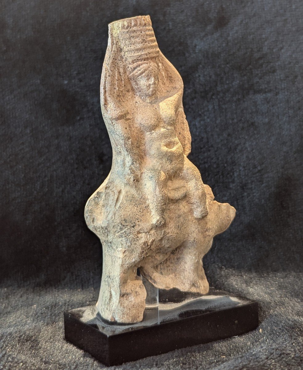 Statuette Representing Baubo On His Boar - Greco-roman Art - Egypt-photo-2