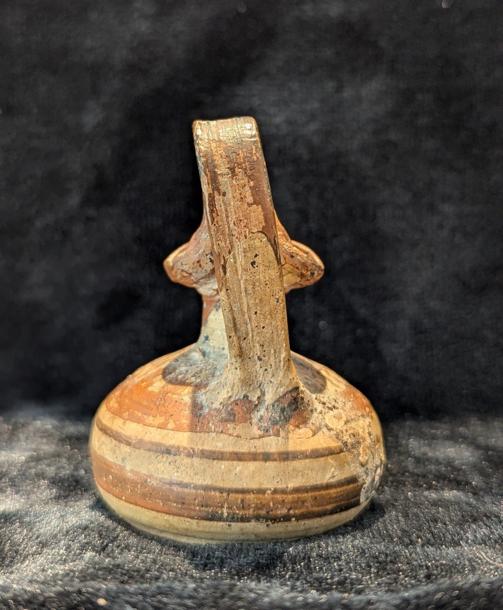 Vase Aryballe - Anse Relevée - Travail Corinthien - Grèce Antique - Archéologie-photo-4