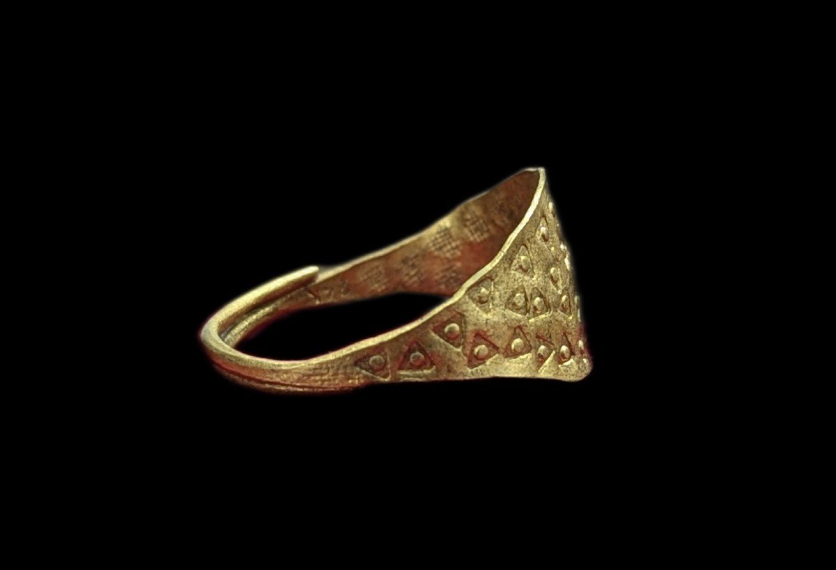 Rarissime Bague En Or Viking - Ixe Siècle - Bijou Viking -photo-4