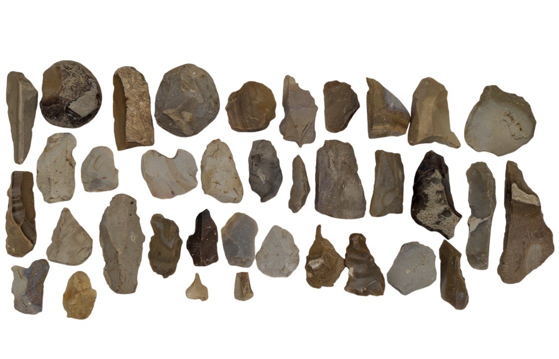 Collection Of 1052 Prehistoric And Neolithic Tools – Indre Et Loire – A Life Of Research-photo-4