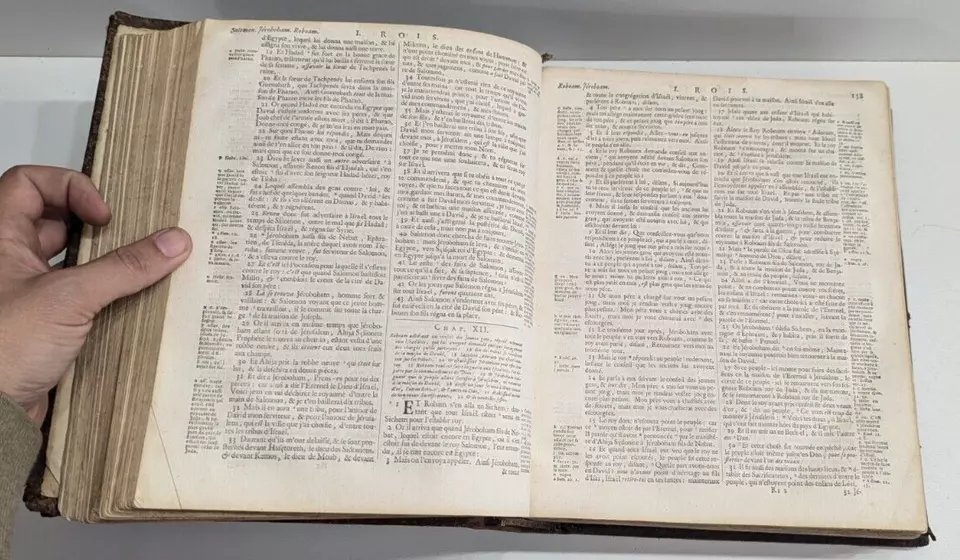 Sainte Bible - Amsterdam - Joan Blaeu - 1687 - Ancien & Nouveau Testament - 17th-photo-1