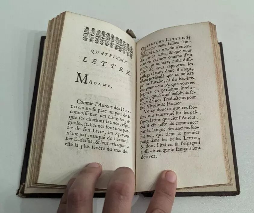 Lettres à Une Dame De Province - Par Bouhours à Paris - 1688-photo-4