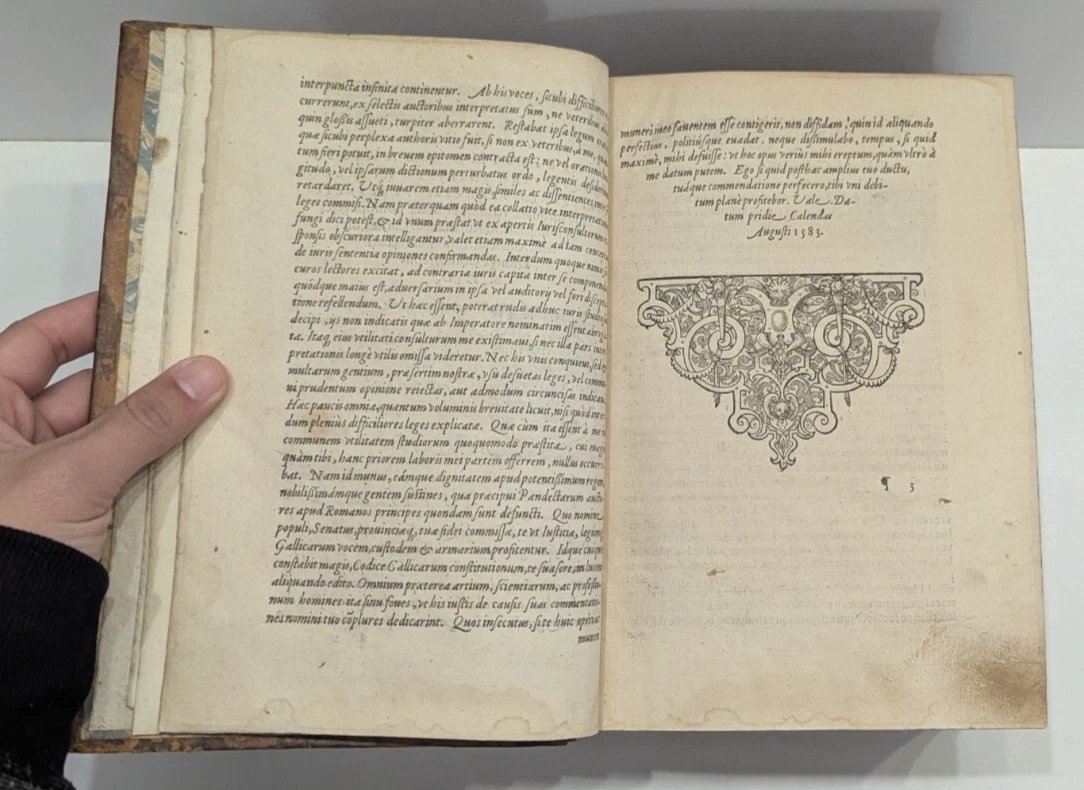 Corpus Juris Civilis – Denys Godefroy – 3500 Pages De 1583 – Ouvrage Rarissime-photo-2