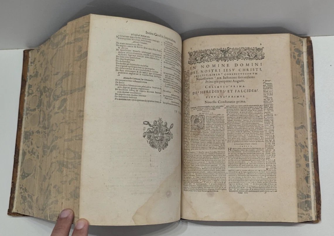 Corpus Juris Civilis – Denys Godefroy – 3500 Pages De 1583 – Ouvrage Rarissime-photo-3