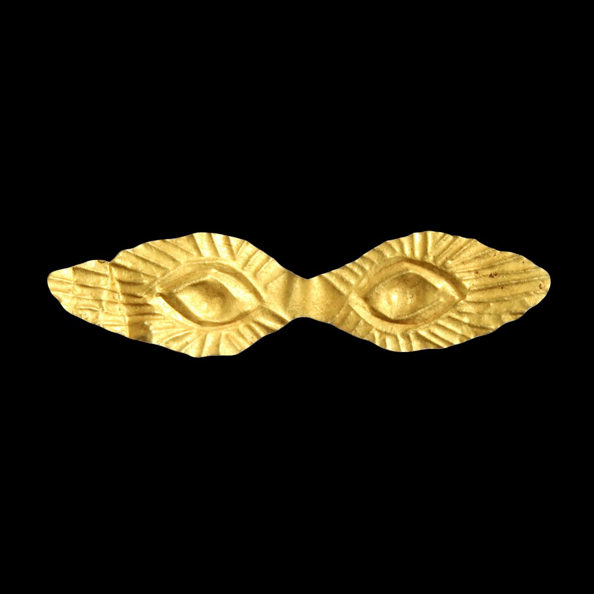 Amulette en or – Yeux – Egypte romaine – Ier – IIe siècle-photo-2
