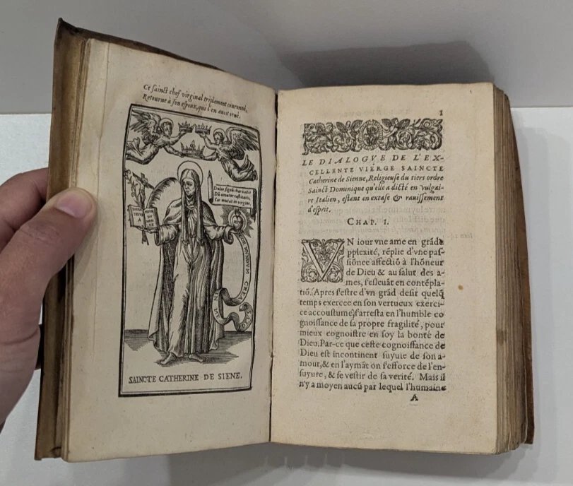 Catherine de Sienne – Doctrine Spirituelle & Oraison – 1580 – Rare Livre du XVIe siècle-photo-6