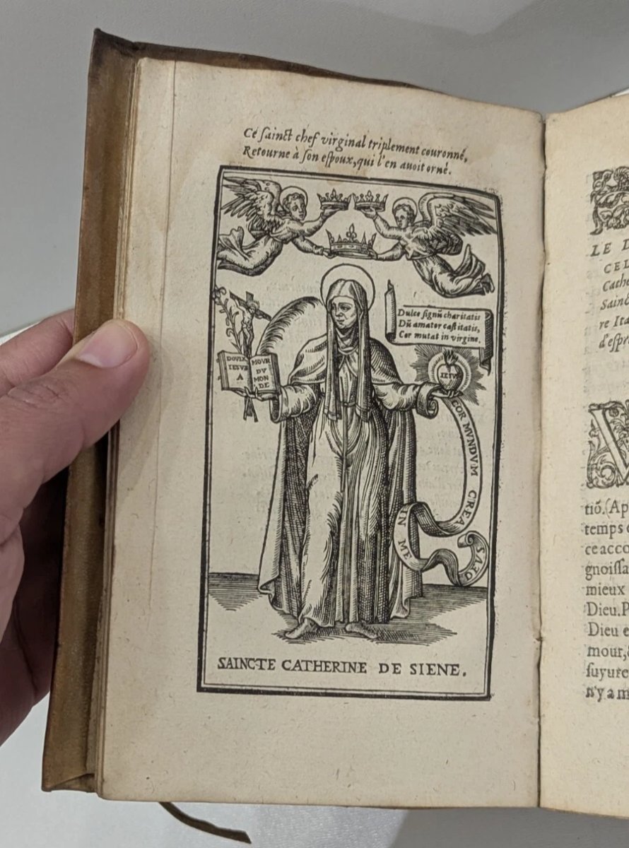 Catherine de Sienne – Doctrine Spirituelle & Oraison – 1580 – Rare Livre du XVIe siècle-photo-7
