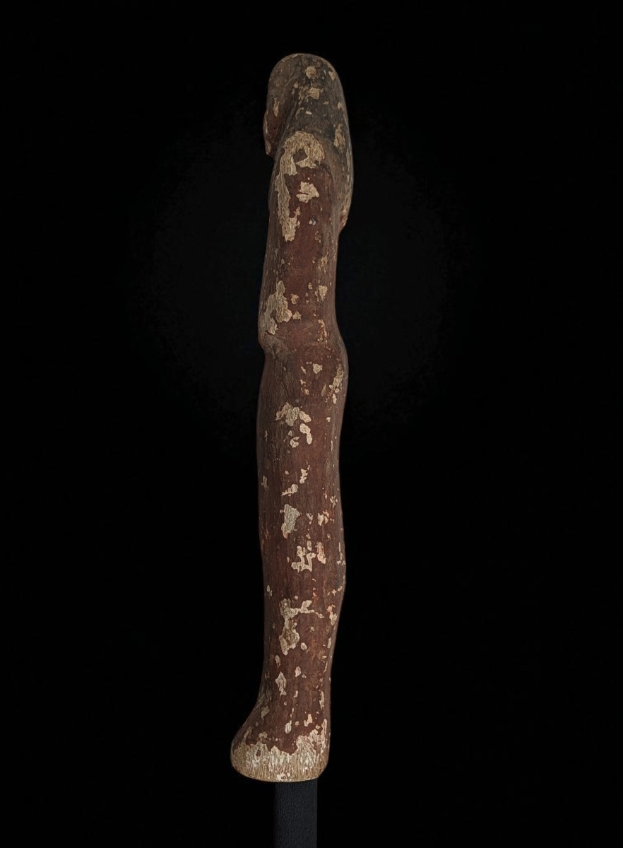Large Mummy-shaped Servant - Wooden Ushabti - 35cm High - Archaeology Egypt-photo-4
