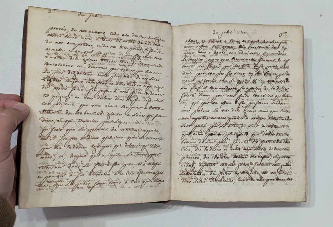 426-page Manuscript – Moral Discourse – 1753 – Rare 18th Century Manuscript -photo-2