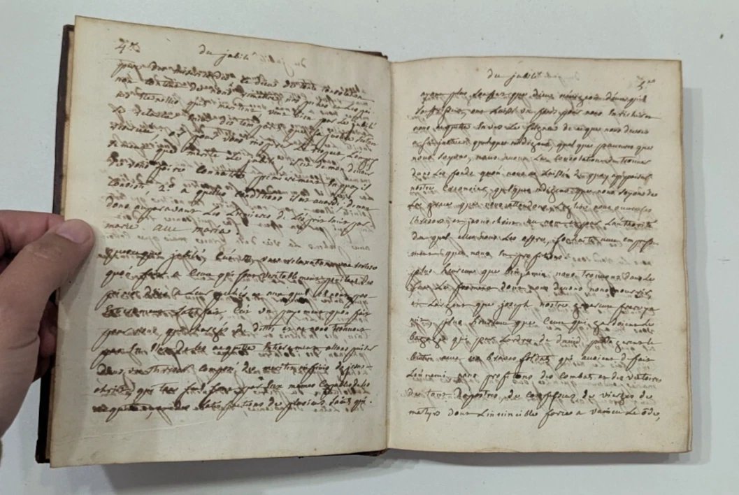 426-page Manuscript – Moral Discourse – 1753 – Rare 18th Century Manuscript -photo-8