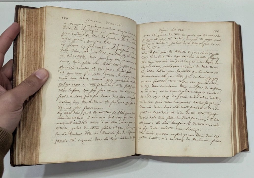 675-page Manuscript – Advent Sermons – Rare 18th Century Manuscript -photo-4