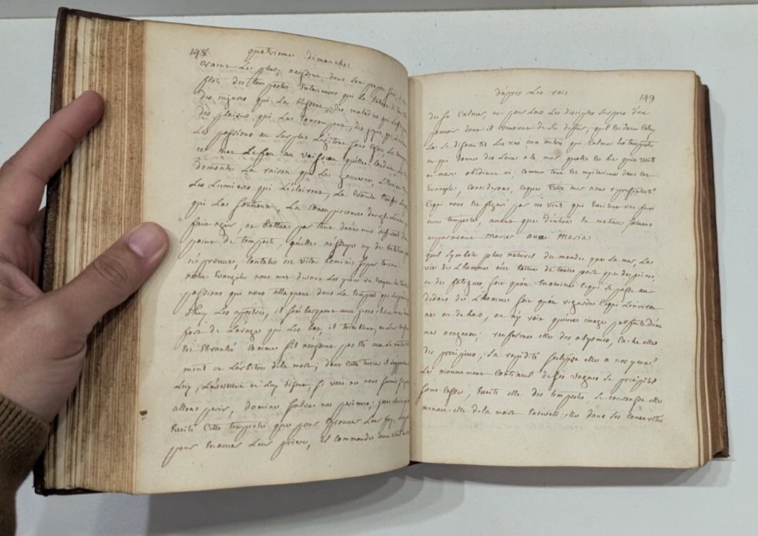 675-page Manuscript – Advent Sermons – Rare 18th Century Manuscript -photo-5