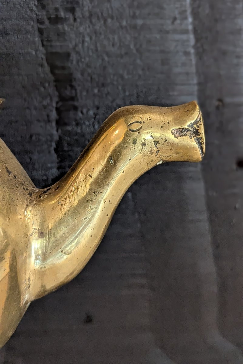 Bronze Scoop - Haute Epoque - 16th-17th Century -photo-4