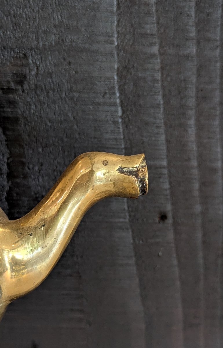 Bronze Scoop - Haute Epoque - 16th-17th Century -photo-3