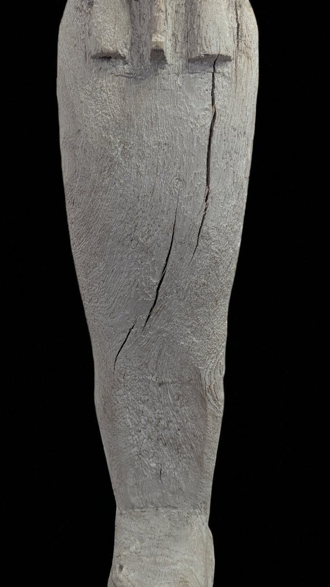 Wooden Mummiform Ushabti - Main Figure - Very Large Size - 22nd Dynasty - Egypt-photo-4