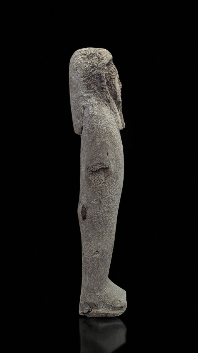 Wooden Mummiform Ushabti - Main Figure - Very Large Size - 22nd Dynasty - Egypt-photo-4