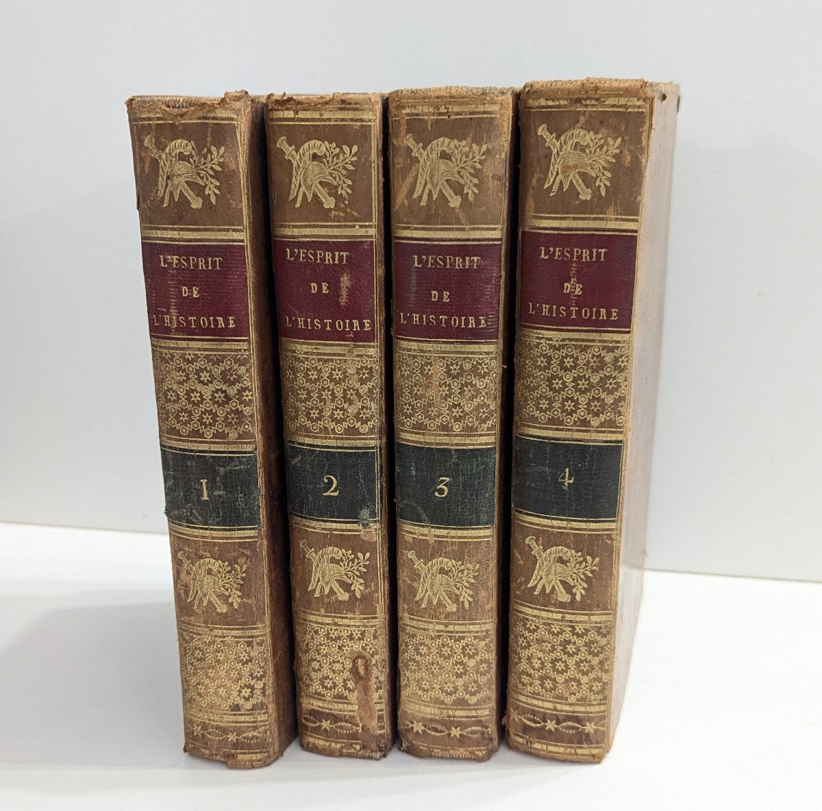 L'esprit de l'Histoire - Paris - 1809 - 4 Tomes Complet - Books 19th