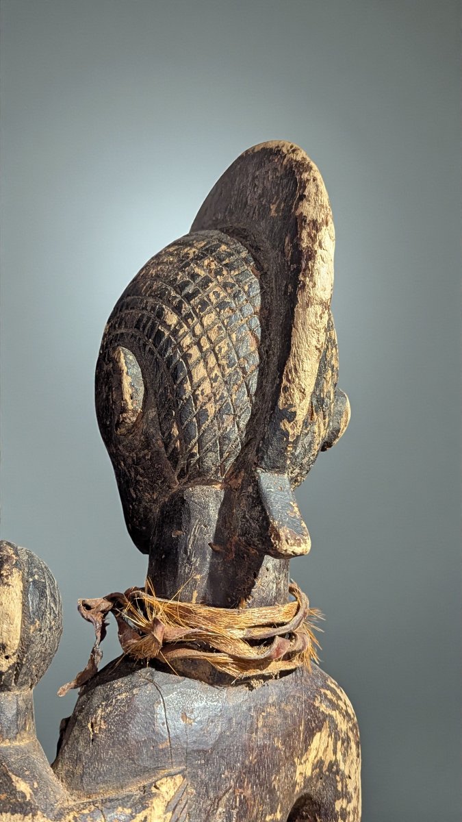 Yoruba Maternity - Solid Wood - Magic Charge - Nigeria - First Half Of The 20th Century-photo-1